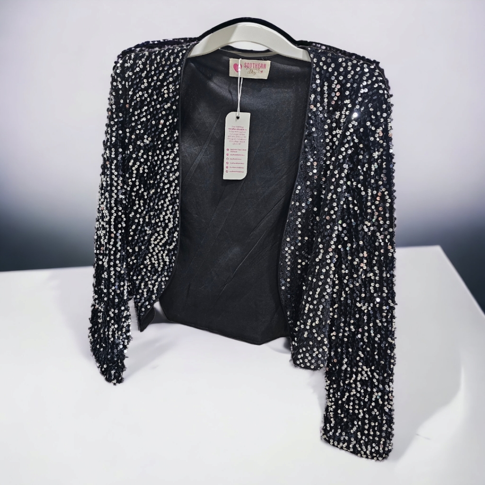 Black Sequin Jacket